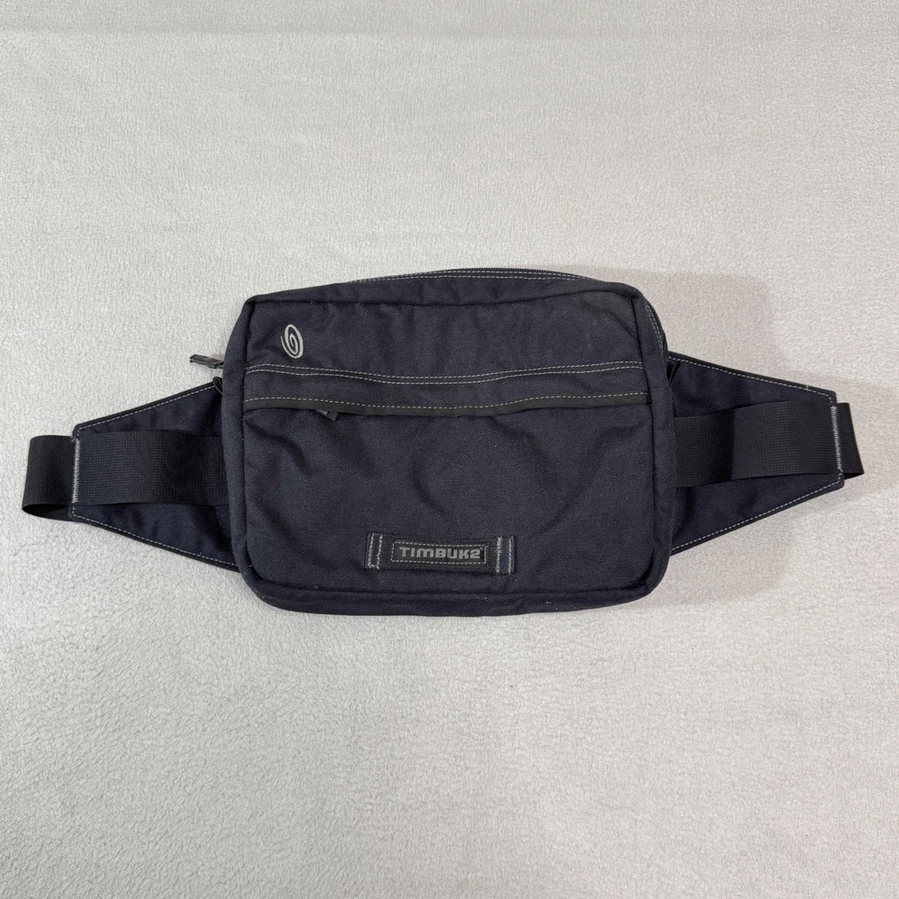 Timbuk2 Waist Pack Unisex Black Canvas Travel Hip Bag Fanny Pack Cycling